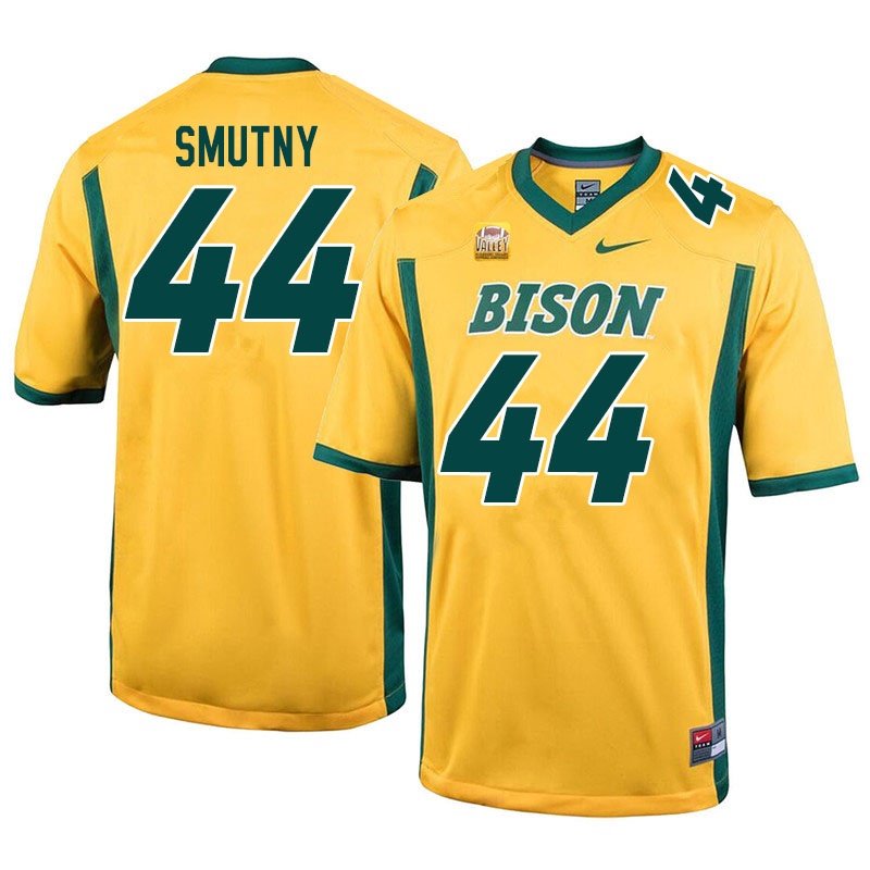 Men #44 Cole Smutny North Dakota State Bison College Football Jerseys Sale-Yellow